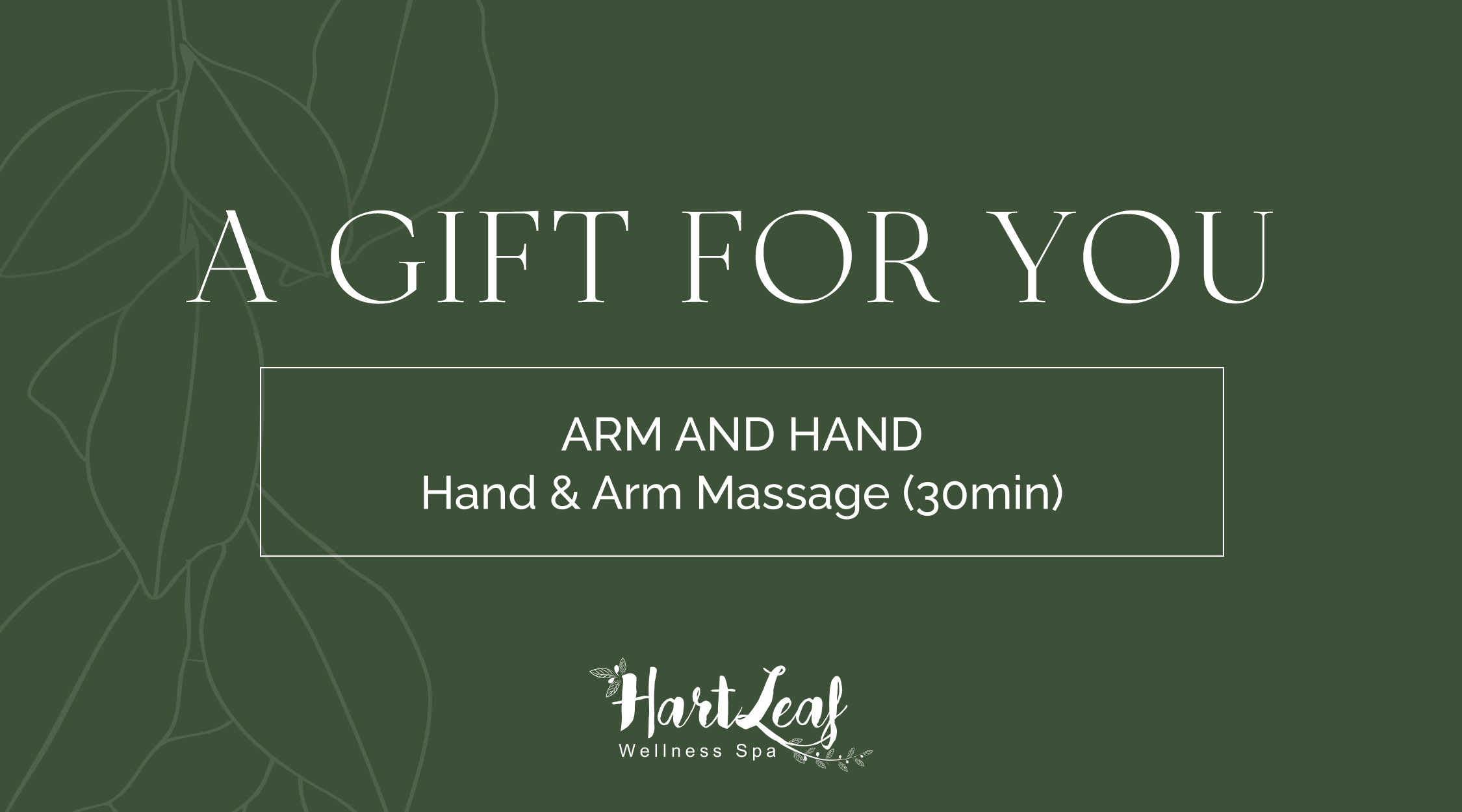 ARM AND HAND – Hand & Arm Massage (30min)