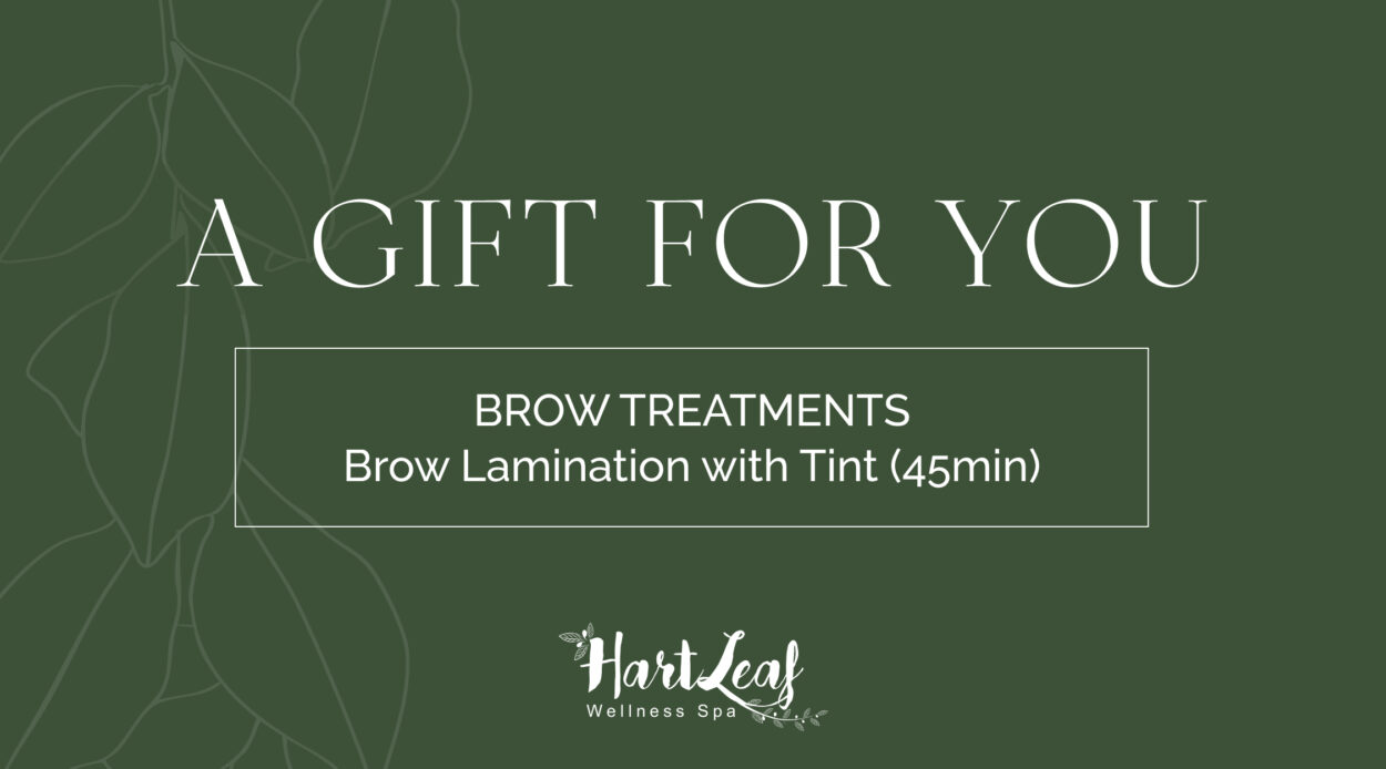 BROW TREATMENTS – Brow Lamination with Tint (45min)