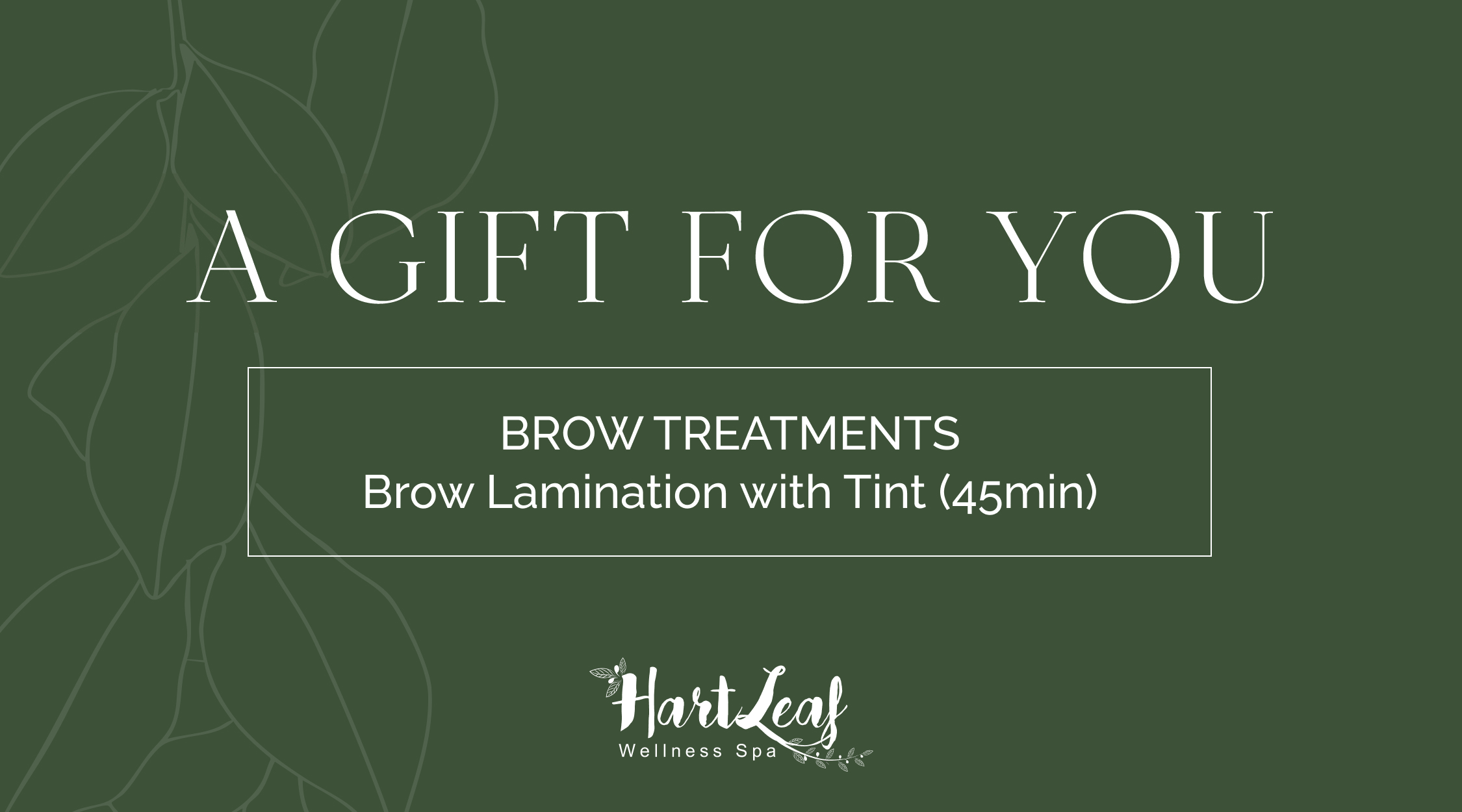 BROW TREATMENTS – Brow Lamination with Tint (45min)