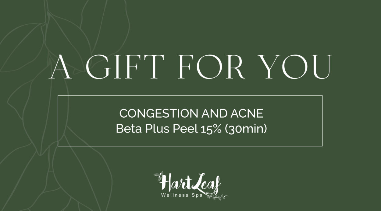 CONGESTION AND ACNE – Beta Plus Peel 15% (30min)