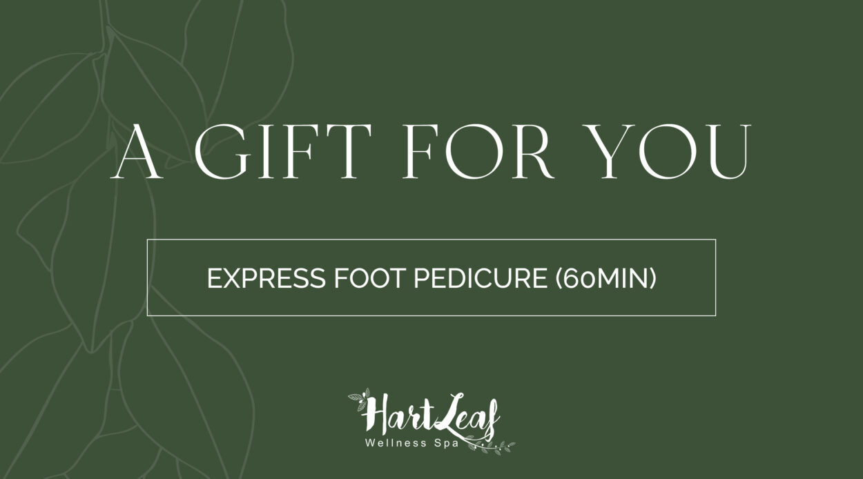 EXPRESS FOOT PEDICURE (60MIN)