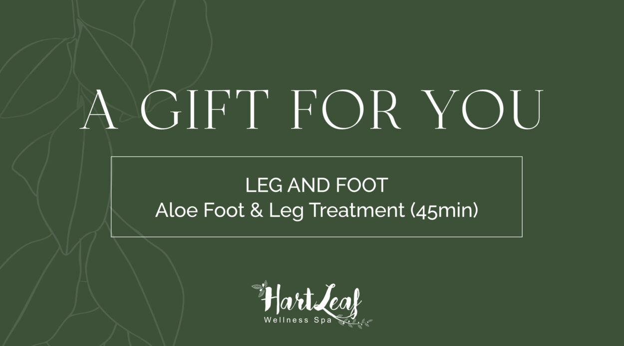 LEG AND FOOT – Aloe Foot & Leg Treatment (45min)