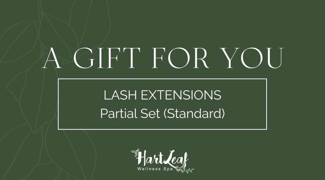 LASH EXTENSIONS - PARTIAL SET (STANDARD)