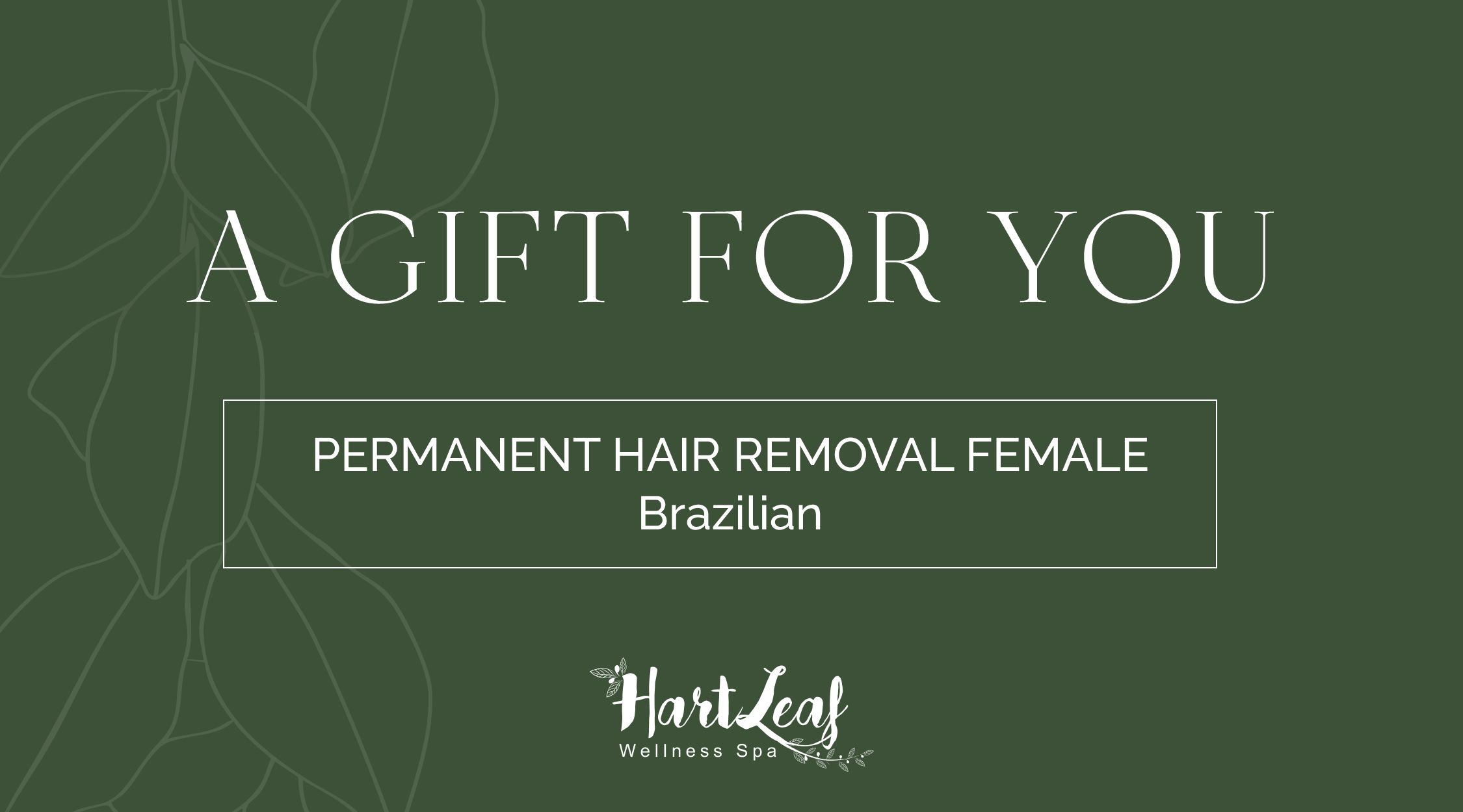 PERMANENT HAIR REMOVAL FEMALE – Brazilian