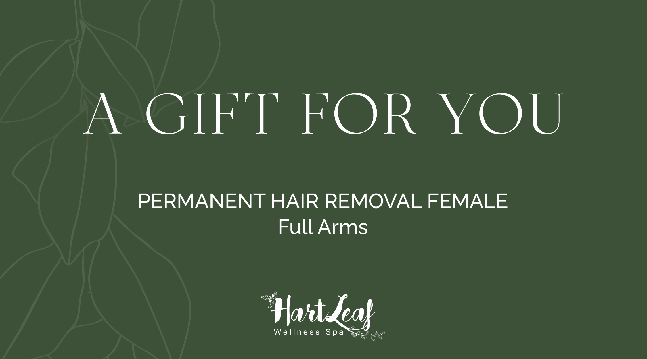 PERMANENT HAIR REMOVAL FEMALE – Full Arms