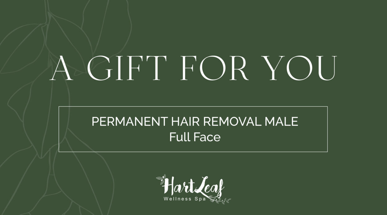 PERMANENT HAIR REMOVAL MALE – Full Face