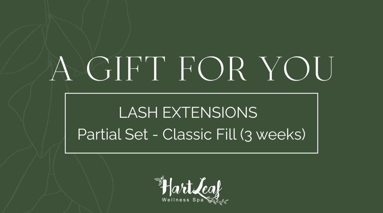 LASH EXTENSIONS - PARTIAL SET (STANDARD) – Classic Fill (3 weeks)