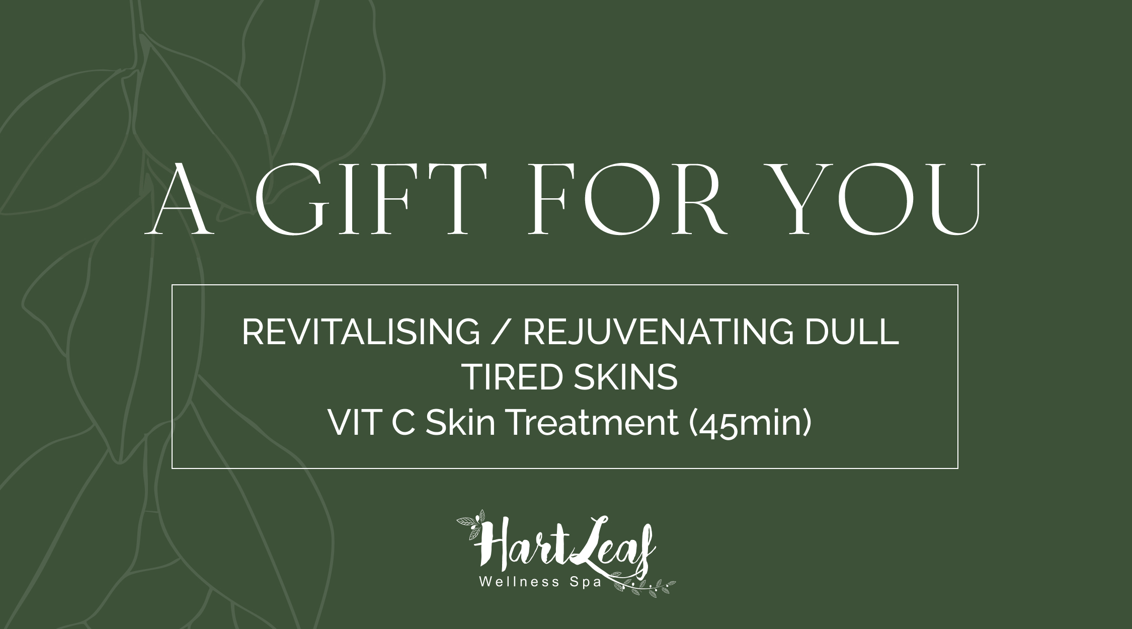 REVITALISING / REJUVENATING DULL TIRED SKINS – VIT C Skin Treatment (45min)
