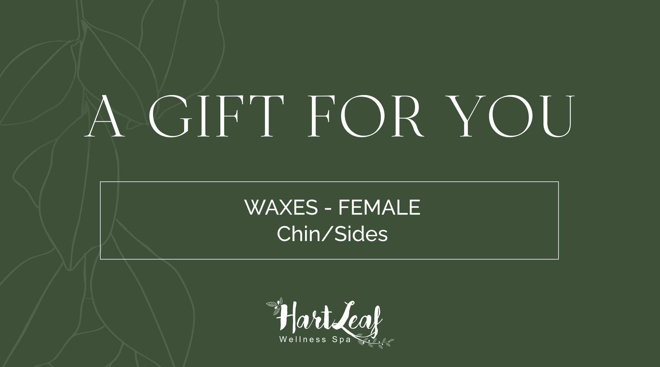 WAXES - FEMALE – Chin/Sides